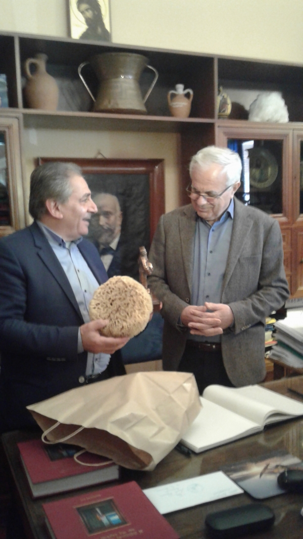 Επίσκεψη στο νησί μας του Υπουργού Αγροτικής Ανάπτυξης κου Ευάγγελου Αποστόλου