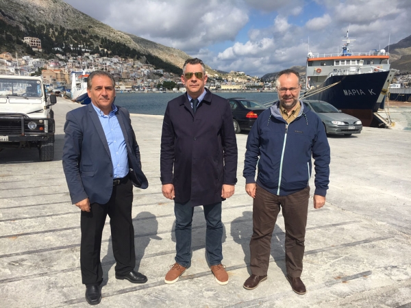 Επίσκεψη στο νησί μας του αρχιπλοίαρχου της Άττικα Γκρουπ-Βlue Star και νέο πρόγραμμα δρομολογίων της εταιρείας