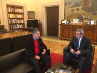 Συνάντηση του Δημάρχου Καλυμνίων κου Ιωάννη Γαλουζή με τον Περιφερειάρχη Ν. Αιγαίου κο Γιώργο Χατζημάρκο
