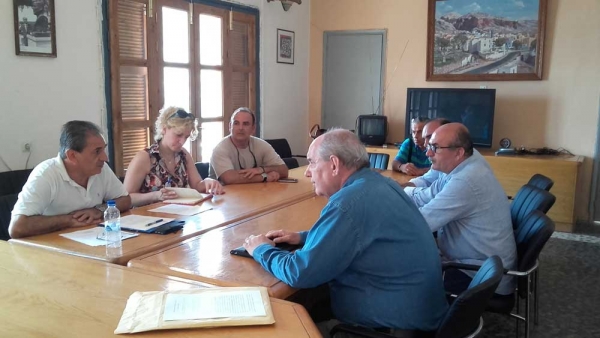 Συνάντηση εργασίας με τον υφυπουργό παρά τω πρωθυπουργώ  κο Τέρενς  Κουίκ