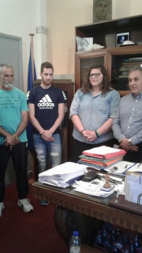 Συνάντηση Δημάρχου Καλυμνίων με τους Πρωταθλητές των Πανελληνίων μαθητικών αγώνων στίβου