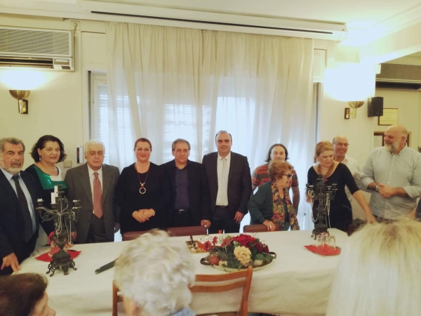 Ο Δήμαρχος Καλυμνίων στην κοπή πίτας της Ένωσης Καλυμνίων Αττικής.