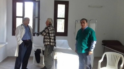 Επίσκεψη του Δημάρχου Καλυμνίων στην Ψέριμο, ενόψει των εορτών των Χριστουγέννων και του Νέου Έτους