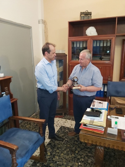 Δελτίο τύπου ΥΠΑ: Επίσκεψη Γ. Δριτσάκου, Διοικητή Υπηρεσίας Πολιτικής Αεροπορίας (ΥΠΑ), στο αεροδρόμιο Καλύμνου «Σε φάση υλοποίησης η αναβάθμιση υποδομών»